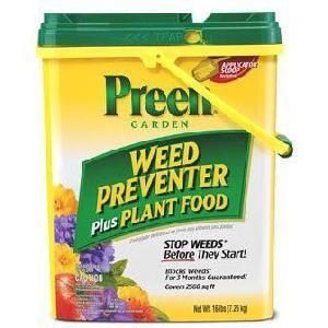 lot 5201 image: Preen Garden Weed Preventer Plus Plant Food, 16 lb.