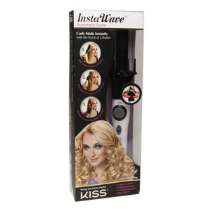 lot 5206 image: KISS Instawave Automatic Ceramic Curling Iron,