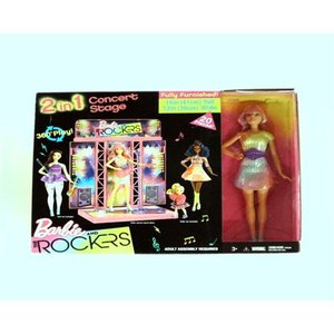 lot 5342 image: Barbie and the Rockers Stage Playset