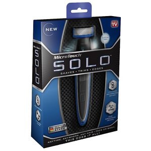 lot 5350 image: Micro Touch SOLO Mens Rechargeable Full Body Hair Trimmer, Shaver and Groomer