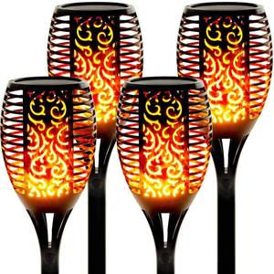 lot 5165 image: Walensee Solar Lights Outdoor Upgraded 43(4 PACK) 96 LED