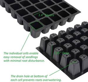 lot 5185 image: Gardzen 3-Set Garden Propagator Set, Seed Tray Kits with