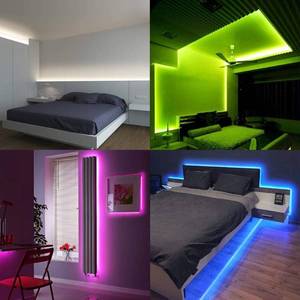 lot 5242 image: Led Strip Lights 16.4ft 5m Flexible Color Changing RGB Led Light