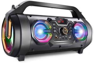 lot 5248 image: Bluetooth Speakers, 30W Portable Bluetooth Boombox with Subwoofer,