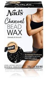 lot 5358 image: Nads Hard Wax Beans - Activated Charcoal Waxing Kit - Wax Beads Hair Removal for Women - Hard Wax Kit For Face, Body, Back, Leg, Bikini Zone, Arm, Underarm Area, 6389EN03