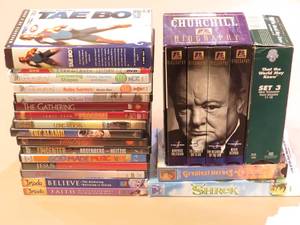 lot 7758 image: DVDs & VHS Tapes Lot of 20