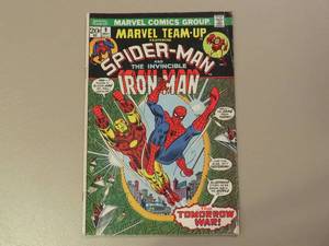 lot 7762 image: Comic Book - Spider-Man and The Invincible Iron Man