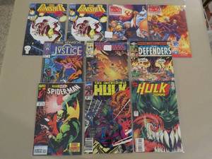 lot 7784 image: Comic Book Lot of 10 Marvel Comics