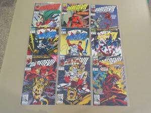 lot 7795 image: Comic Book Lot of 9 Daredevil