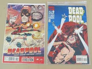 lot 7800 image: Comic Book Lot of 2 Deadpool