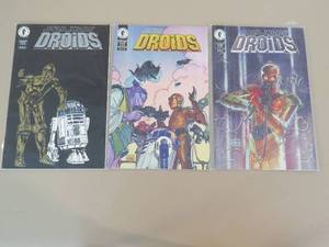 lot 7844 image: Comic Book Lot of 3 Star Wars Droids