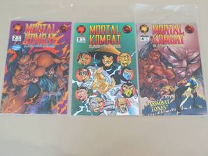 lot 7845 image: Comic Book Lot of 3 Mortal Kombat