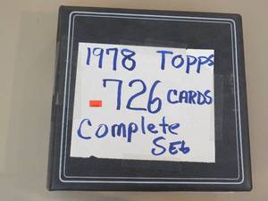 lot 7848 image: 1978 Topps Baseball Complete Set
