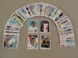 lot 7923 image: 1978 Topps Baseball Cards Lot of 92