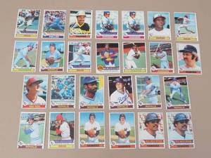 lot 7940 image: 1979 Topps Baseball Cards Lot of 26