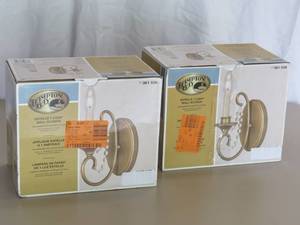 lot 7999 image: (2) Hampton Bay Wall Sconce
