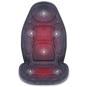 lot 1000 image: SNAILAX Vibration Massage Seat Cushion with Heat 6 Vibrating Motors and 3 Therapy Heating Pad, Back Massager, Massage Chair Pad for Home Office Car use