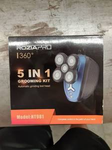 lot 1003 image: Vsmooth Electric Razor for Men Head Shaver for Bald Men 5 in 1 Grooming Kit Hair Clippers Nose Hair Trimmer Beard Trimmer Cordless Waterproof USB Rechargeable Electric Shaver