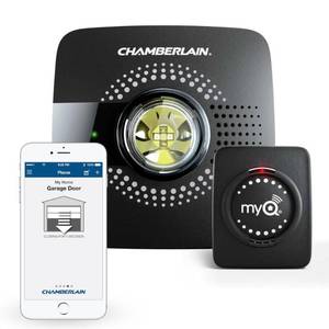 lot 1047 image: Chamberlain Group myQ Smart Garage Door Opener Chamberlain MYQ-G0301 - Wireless and Wi-Fi enabled Garage Hub with Smartphone Control