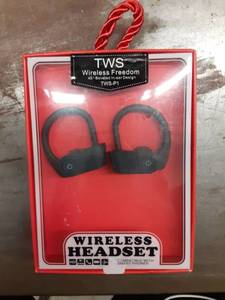 lot 1068 image: Bluetooth Headphones, Wireless Sports Earbuds,HiFi Bass Stereo, IPX5 Waterproof,Anti-Sweat in-Ear Headphones,Noise Cancelling,with Microphone