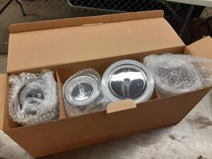 lot 1073 image: Maars Classic Insulated Tumblers 16 oz  Double Wall, Reusable Plastic Acrylic - Clear  Perfect for Parties, Birthdays, Customization - 4 Pack