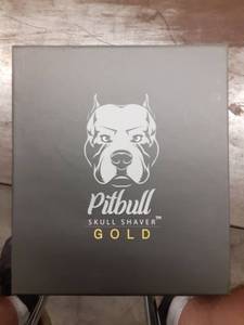 lot 1091 image: Skull Shaver Pitbull Gold PRO Electric Head and Face Razor for Men with Bonus CR-3 Blade