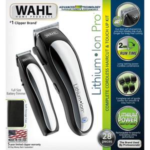 lot 1098 image: Wahl Clipper Lithium Ion Cordless Haircutting & Trimming Combo Kit �� Rechargeable Electric Razor for Grooming Heads, Beards & All Body Grooming �� Model 79600-2101