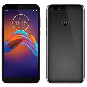 lot 1141 image: Motorola Moto E6 Play XT2029-1 32GB Unlocked GSM Dual SIM Phone w 13MP Camera - Steel Black