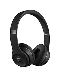 lot 1161 image: Beats Solo3 Wireless On-Ear Headphones - Apple W1 Headphone Chip, Class 1 Bluetooth, 40 Hours Of Listening Time - Matte Black (Previous Model)
