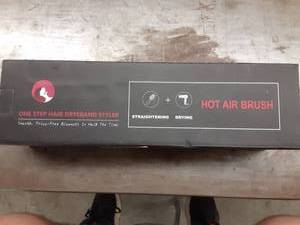 lot 1163 image: Hair Dryer Brush, Bongtai Hot Air Brush One Step Hair Dryer & Volumizer 3 in 1 Brush Blow Dryer Styler for Rotating Straightening, Curling, Salon Negative Ion Ceramic Blow Dryer Brush