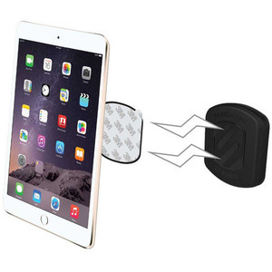 lot 1165 image: SCOSCHE MAGTFM2 MagicMount XL Universal Flush Mount Holder for Mobile Devices, Black