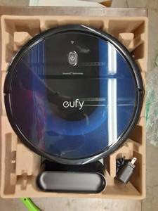 lot 1167 image: eufy by Anker, BoostIQ RoboVac 15C MAX, Wi-Fi Connected, Super-Thin, 2000Pa Suction, Quiet, Self-Charging Robotic Vacuum Cleaner, Cleans Hard Floors to Medium-Pile Carpe, Black