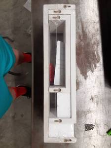 lot 1200 image: SRIWATANA Floating Shelves Wall Mounted, Solid Wood Wall Shelves, Washed White