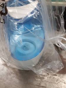 lot 1202 image: Homasy Cool Mist Humidifiers, 2.2L Quiet Ultrasonic Humidifiers for Bedroom, Easy to Clean Air Humidifier with 360°Nozzle, Auto Shut-Off, Adjustable Mist Output and Long Working Time, Blue