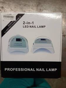 lot 1207 image: MINI LOP 64W Rechargeable Pro LED Gel Nail UV Light Wireless UV LED Nail Lamp Cordless Led Light for Nails