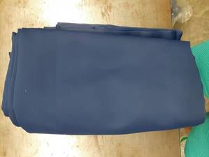 lot 1219 image: BGment Rod Pocket Blackout Curtains for Bedroom - Thermal Insulated Room Darkening Curtain for Living Room, 52 x 84 Inch, 2 Panels, Navy Blue