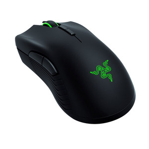 lot 1231 image: Razer Mamba Wireless Gaming Mouse 16,000 DPI Optical Sensor - Chroma RGB Lighting - 7 Programmable Buttons - Mechanical Switches - Up to 50 Hr Battery Life