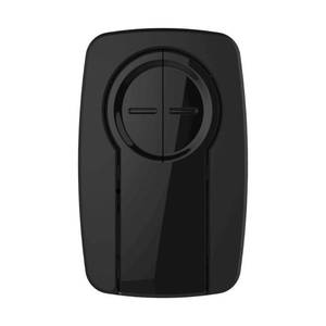lot 1236 image: Chamberlain Group KLIK3U-BK Clicker Universal 2-Button Garage Door Opener Remote with Visor Clip, Black