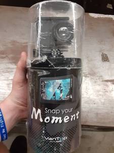 lot 1249 image: VanTop 4K Action Camera 20MP Moment 4 Underwater Waterproof Camera with EIS, Touch Screen, Remote, 170° Wide Angle WiFi Sports Cam with 2 Batteries and GoPro Accessories Kit