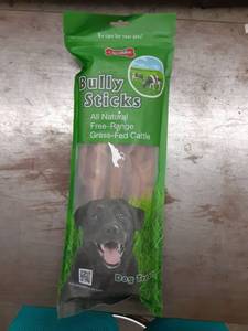 lot 1252 image: GigaBite 12 Inch Odor-Free Bully Sticks (10 Pack) �� USDA & FDA Certified All Natural, Free Range Beef Pizzle Dog Treat �� By Best Pet Supplies