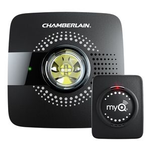 lot 1276 image: Chamberlain Group myQ Smart Garage Door Opener Chamberlain MYQ-G0301 - Wireless and Wi-Fi enabled Garage Hub with Smartphone Control