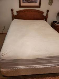 lot 2029 image: Webb Queen Size Bed Frame - Mattress and Box Not Included&nbsp