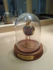 lot 6683 image: M. J. Hummel Pocket Watch With Dome and Base