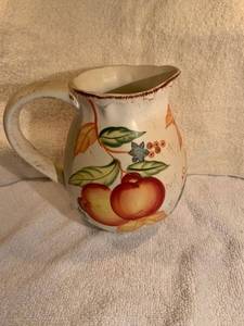 lot 6689 image: WCL Ceramic Fruit Pitcher Location Kitchen