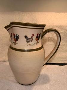 lot 6695 image: Bringier McConnell Rooster Pitcher Location Kitchen