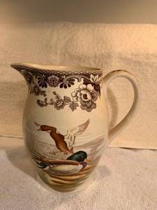 lot 6697 image: Spode Porcelain Ducks Pitcher Location Kitchen
