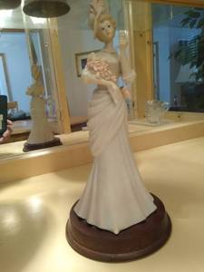 lot 6742 image: Arnart Imports Victorian Lady with Flowers