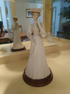 lot 6743 image: Arnart Imports Victorian Ladt With Spectacles