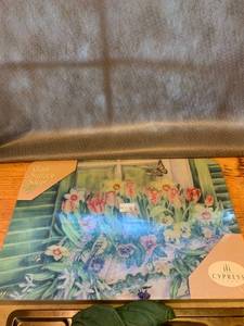 lot 6800 image: Cyprus��s Home Glass Surface Saver Cutting Board Location Kitchen