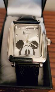 lot 5910 image: Chrome Like Peeping Mickey Mouse Watch.in Vernier Box